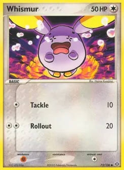 Whismur, Emerald, no. 73