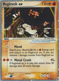 Regirock ex, Emerald, no. 99