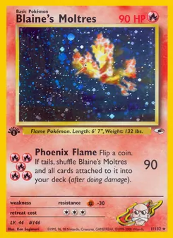 Blaine's Moltres, Gym Heroes, n° 1