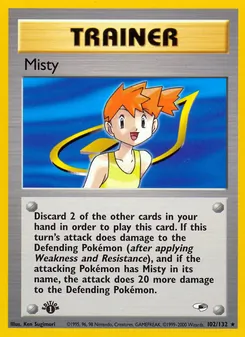 Misty, Gym Heroes, n° 102