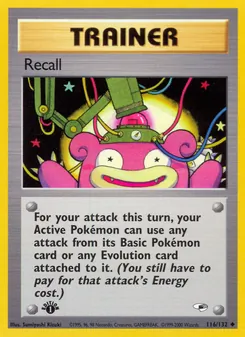 Recall, Gym Heroes, n° 116