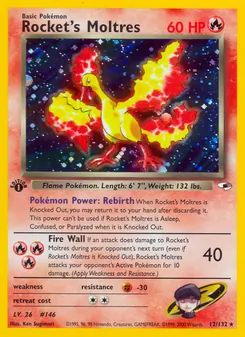 Rocket's Moltres, Gym Heroes, n° 12