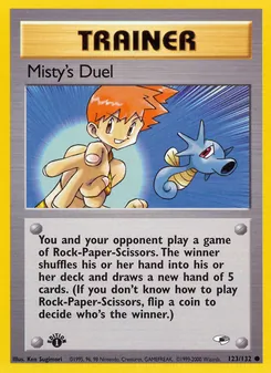Misty's Duel, Gym Heroes, n° 123