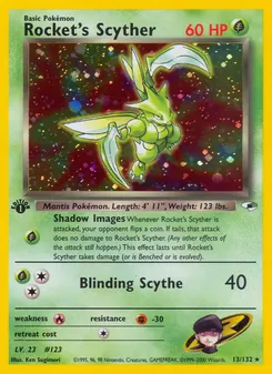 Rocket's Scyther, Gym Heroes, n° 13