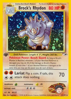 Brock's Rhydon, Gym Heroes, n° 2