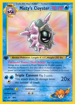 Misty's Cloyster, Gym Heroes, n° 29