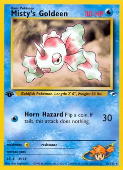 Misty's Goldeen, Gym Heroes, n° 30