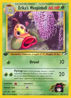 Erika's Weepinbell, Gym Heroes, n° 48