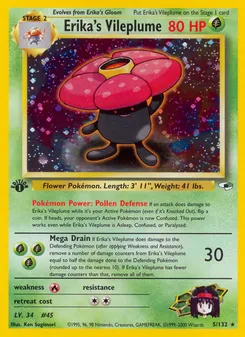Erika's Vileplume, Gym Heroes, n° 5