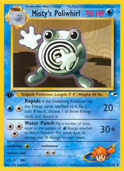 Misty's Poliwhirl, Gym Heroes, n° 53