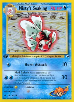 Misty's Seaking, Gym Heroes, n° 55