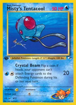 Misty's Tentacool, Gym Heroes, n° 57