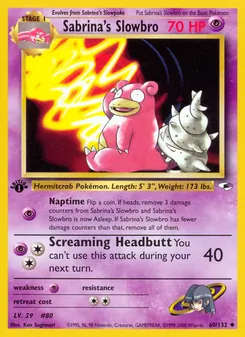 Sabrina's Slowbro, Gym Heroes, n° 60