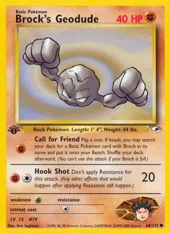 Brock's Geodude, Gym Heroes, n° 66