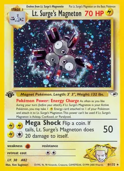 Lt. Surge's Magneton, Gym Heroes, n° 8
