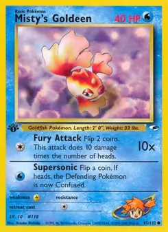 Misty's Goldeen, Gym Heroes, n° 85