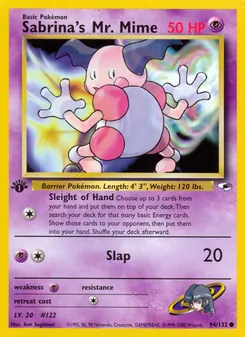 Sabrina's Mr. Mime, Gym Heroes, n° 94