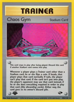 Chaos Gym, Gym Challenge, n° 102