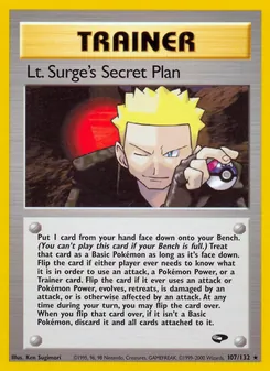 Lt. Surge's Secret Plan, Gym Challenge, n° 107