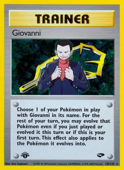 Giovanni, Gym Challenge, n° 18
