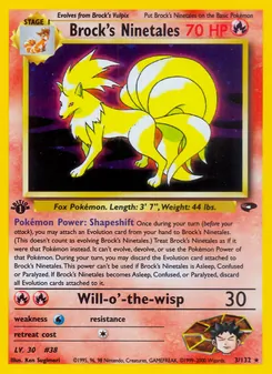 Brock's Ninetales, Gym Challenge, n° 3