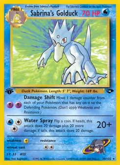 Sabrina's Golduck, Gym Challenge, n° 30