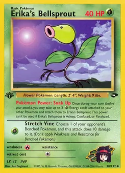 Erika's Bellsprout, Gym Challenge, n° 38