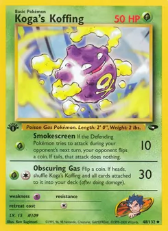 Koga's Koffing, Gym Challenge, n° 48