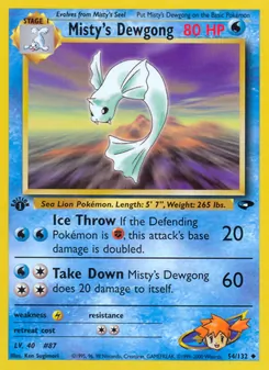 Misty's Dewgong, Gym Challenge, n° 54