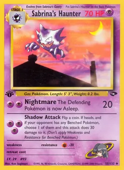 Sabrina's Haunter, Gym Challenge, n° 55