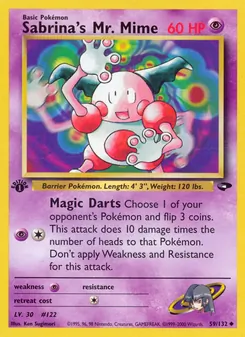 Sabrina's Mr. Mime, Gym Challenge, n° 59