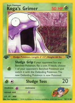 Koga's Grimer, Gym Challenge, n° 78