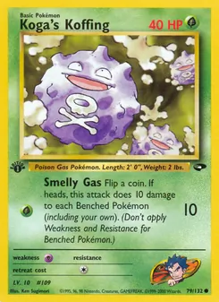 Koga's Koffing, Gym Challenge, n° 79