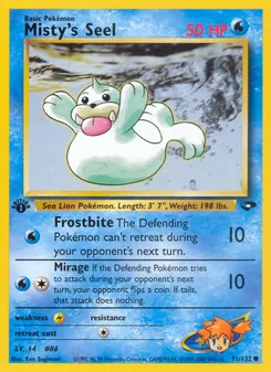 Misty's Seel, Gym Challenge, n° 91