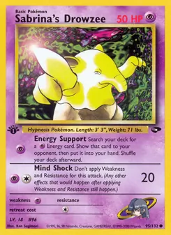 Sabrina's Drowzee, Gym Challenge, n° 95
