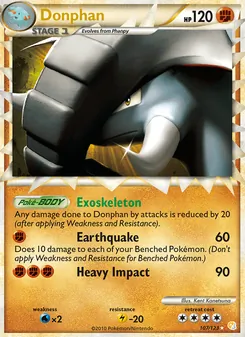 Donphan, HeartGold SoulSilver, no. 107