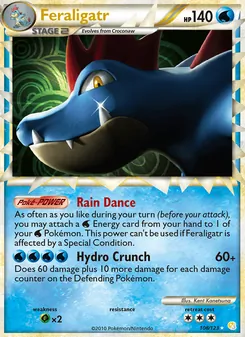 Feraligatr, HeartGold SoulSilver, no. 108