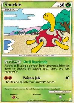 Shuckle, HeartGold SoulSilver, no. 11