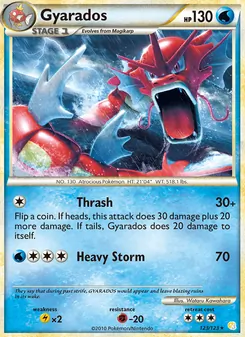 Gyarados, HeartGold SoulSilver, no. 123