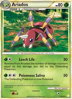 Ariados, HeartGold SoulSilver, no. 15