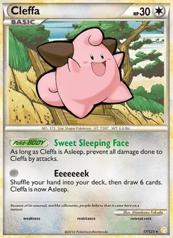 Cleffa, HeartGold SoulSilver, no. 17