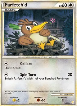 Farfetch'd, HeartGold SoulSilver, no. 19