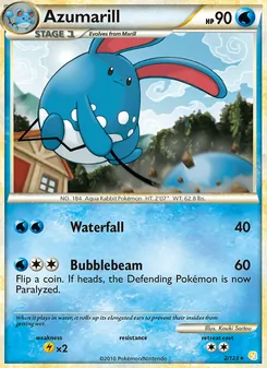 Azumarill, HeartGold SoulSilver, no. 2