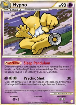 Hypno, HeartGold SoulSilver, no. 23