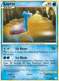 Lapras, HeartGold SoulSilver, no. 24
