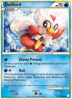 Delibird, HeartGold SoulSilver, no. 39