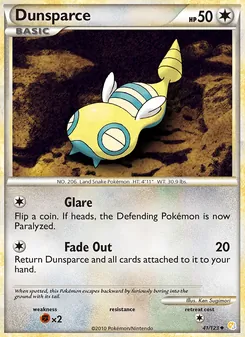 Dunsparce, HeartGold SoulSilver, no. 41
