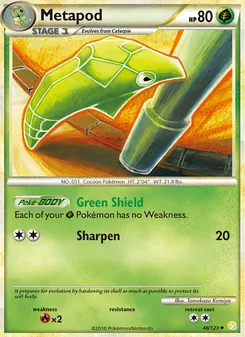Metapod, HeartGold SoulSilver, no. 46