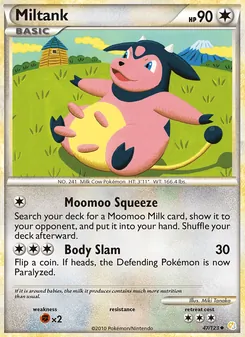 Miltank, HeartGold SoulSilver, no. 47