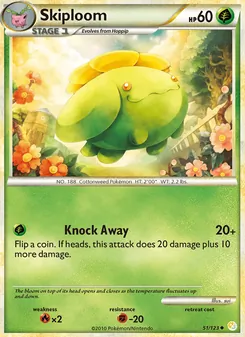 Skiploom, HeartGold SoulSilver, no. 51